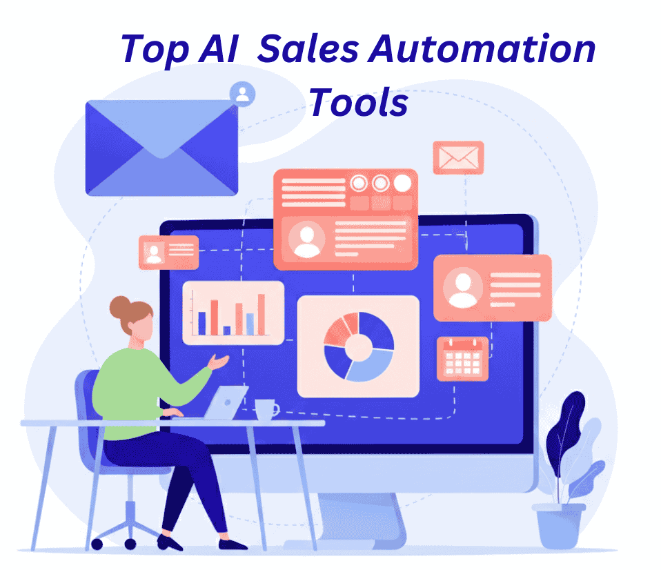 Top AI Sales Automation Tools Illustration