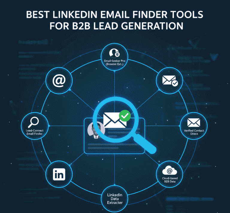 Best LinkedIn Email Finder Tools for B2B Lead Generation - Featured